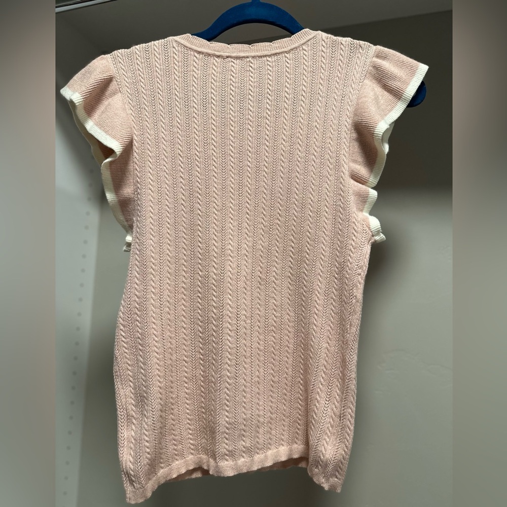 Hem & Thread Ruffle Sleeve Tank Top - Picture 6 of 9